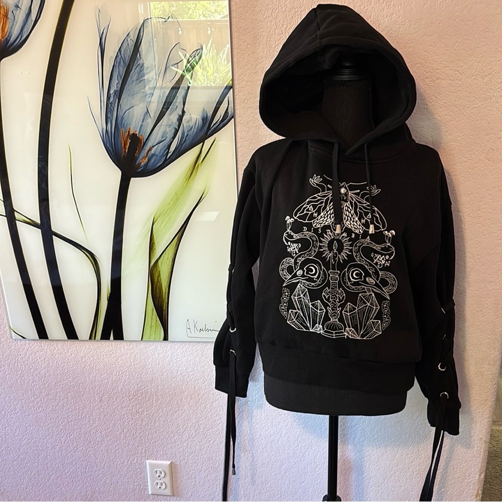 Disturbia women’s sweatshirt hoodie size 4